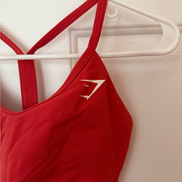 Gymshark Red Racerback Sports Bra - Picture 2 of 4